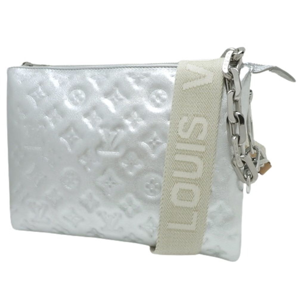 Louis Vuitton Coussin PM Monogram Silver Shoulder Bag